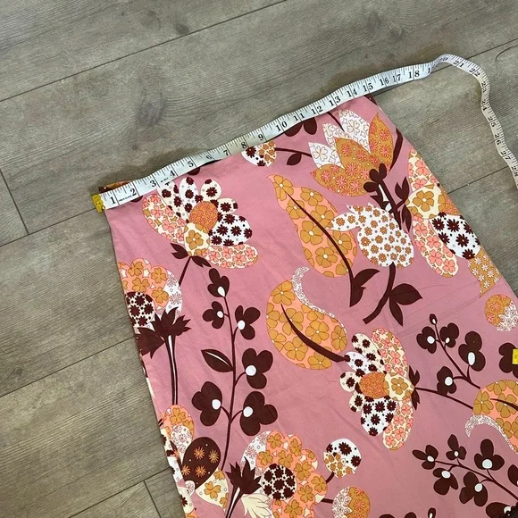Persaman New York Pink Floral Knee Length Pencil Straight Skirt Women's Size 8 - Picture 3 of 11